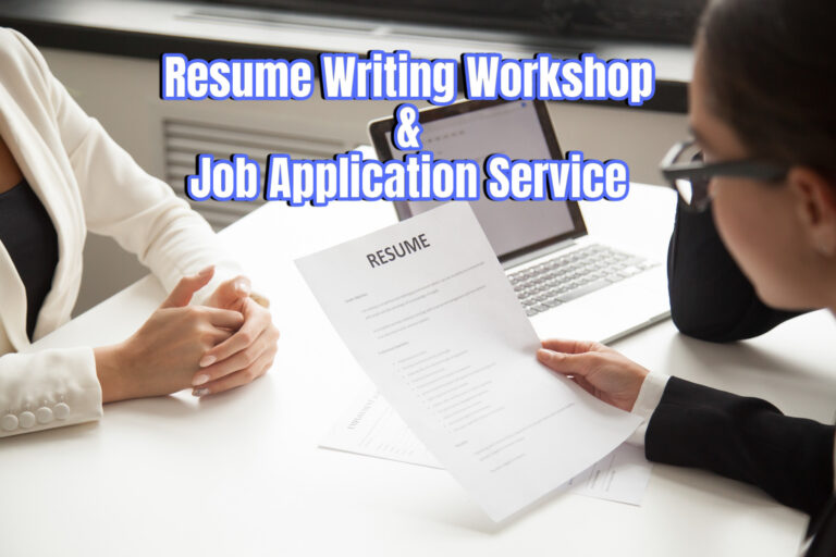 Professional Resume Editing, Job Application & Interview Training